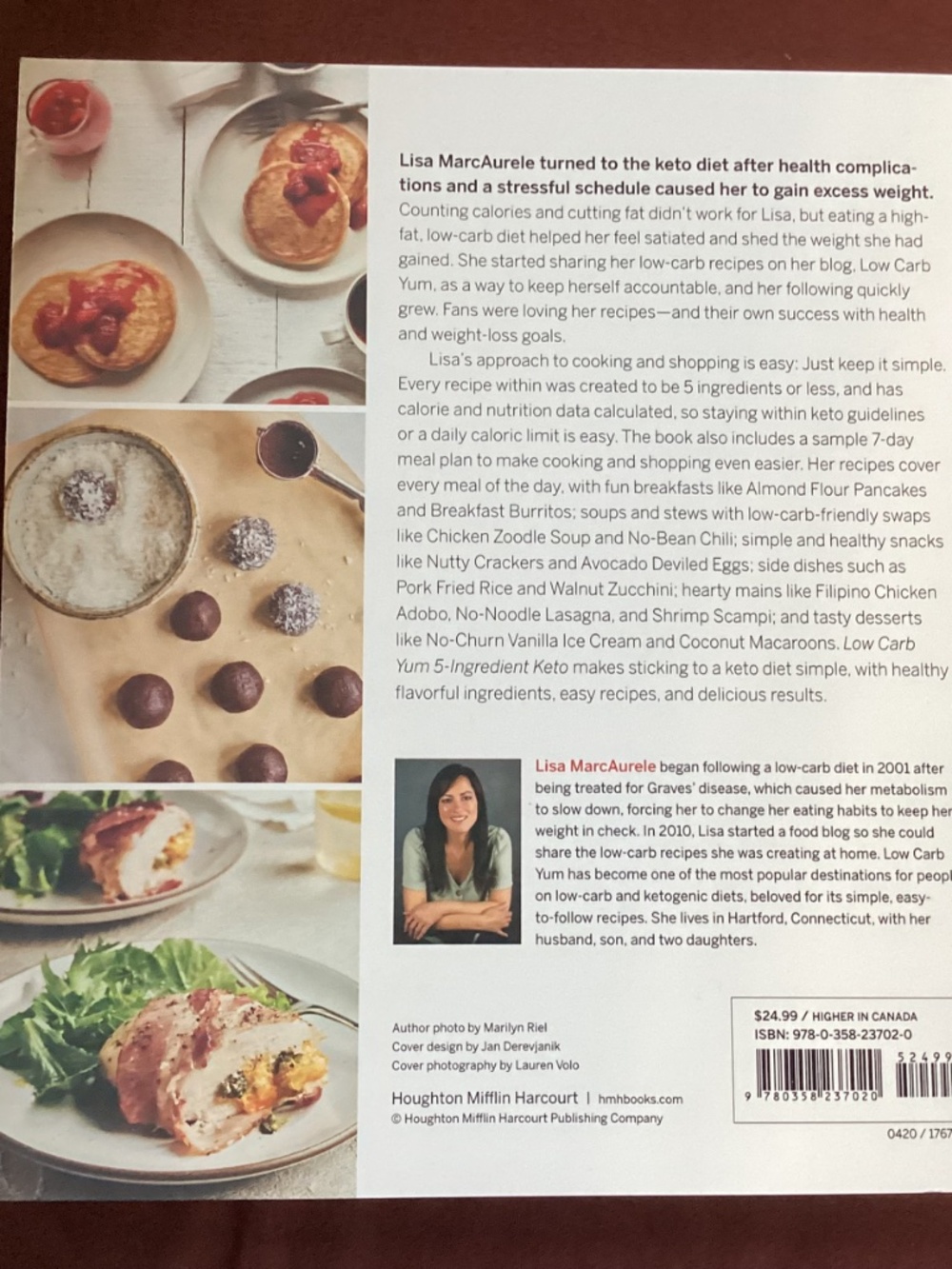Low Carb Yum 5-Ingredient Keto Cookbook by Lisa MarcAurele New - Picture 2 of 4